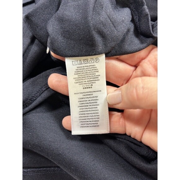 Michael Kors Sheath Dress Black Size 6 Sleeveless Zipper Accent Bodycon Lined - Picture 6 of 12